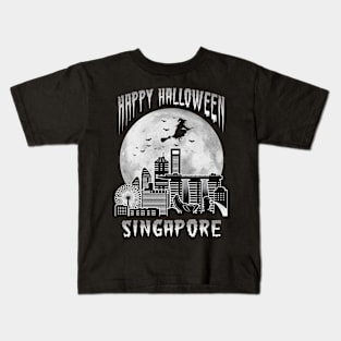 Happy Halloween Singapore City Kids T-Shirt